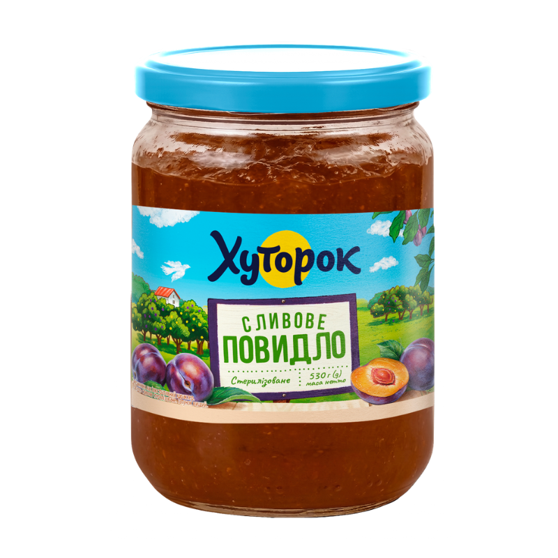 Повидло сливове ТМ "Хуторок" 530г,